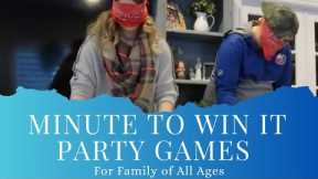 MINUTE TO WIN IT GAMES