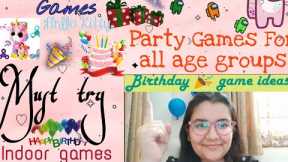 Awesome BIRTHDAY GAMES for Kids/Family | Fun Party Game Ideas That Are Great for Groups |