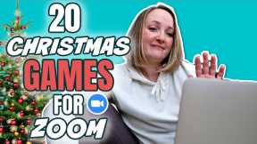20 Christmas Games For Zoom You've Never Played | Virtual Christmas Party Games
