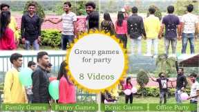 Group Games for party | 8 Picnic games for kids, family and friends | outdoor games for groups(2019)