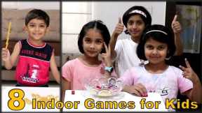 8 Indoor games for kids at home | Fun games to play at home | Games for Kids | Kids games for party