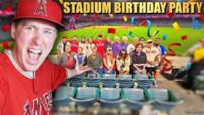 MY BIG BIRTHDAY PARTY AT THE ANGELS vs DODGERS GAME! | Kleschka Vlogs