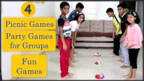 4 Funny Games for Kids | Games for kids group | Picnic Games | Team Games | Indoor Outdoor Games
