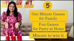 5 Fun Games for Party | Indoor games | One minute games | Kitty Party Games (2023)