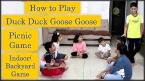 Duck Duck Goose Game | Indoor game for kids | picnic game for kids | backyard game |Fun game at Home
