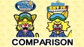 Compare Laugh poses between WarioWare Inc.: Mega Party Game$! and WarioWare Get It Together!