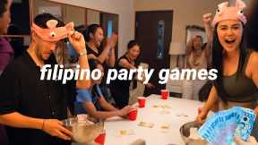 Christmas Eve In The Philippines, Playing Filipino PARTY GAMES!
