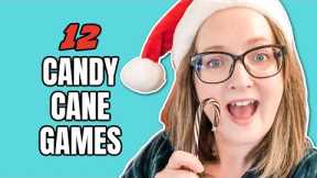 12 Christmas Party Games FOR ALL AGES with CANDY CANES