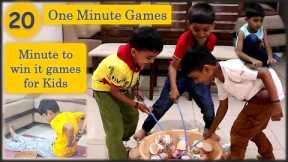 20 One minute games for kids | Kindergarten Games for Small Kids | Motor Skills | Fundoor