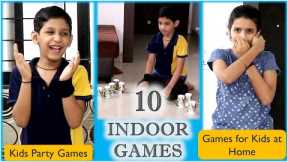 10 Indoor games for kids | One minute games | Birthday party games for kids | Birthday party games