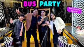 BUS PARTY | Papa Mummy ki Marriage Anniversary Celebration with Family | Aayu and Pihu Show