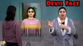 DEVIL FACE | Horror Comedy Family Challenge | Aayu and Pihu Show