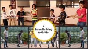 8 Team building activities | 8 Team building games | Outdoor Games | Indoor Games