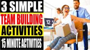 Three 15 Minute & Simple Office TEAM BUILDING Games [IDEAS FOR IN-PERSON TEAMS]