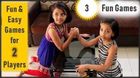 Party games for 2 players | 3 fun games for kids and adults party | friends fun family games