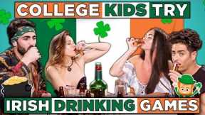 College Kids Try Irish Drinking Games | React
