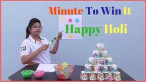 Outdoor Holi Game for Theme Kitty Party (Minute To Win It) Indian