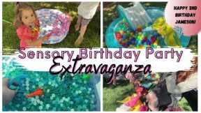 5 Sensory Birthday Party Ideas-My Daughter's Sensory 2nd Birthday Party