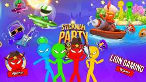 Stickman party//Men gʻolibman #4//UZBEKCHA LETSPLAY