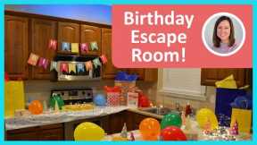 DIY Birthday Escape Room! (Best Birthday Party Games for Kids and Teens!)