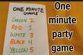 ONE MINUTE GAMES/KITTY PARTY