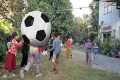 Fun outdoor game for kids with balls