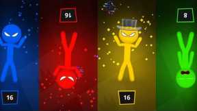 The Stickman MINIGAMES random (Part 18) - Stickman Party 1234 Player