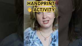 Handprint ICEBREAKER Activity for Groups #teacher #childrensministry #icebreaker