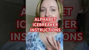 Alphabet Icebreaker Game for Groups#icebreaker #childrensministry #backtoschool