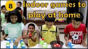 8 Indoor games for kids to play at home | Funny party games for kids | Games for children