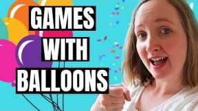 5 Birthday Party Games for Kids with Balloons